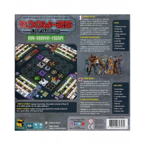 Настолна игра Room 25: Ultimate (Black Edition) - Кооперативна