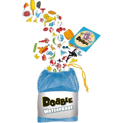 Настолна игра с карти Dobble: Waterproof - Семейна