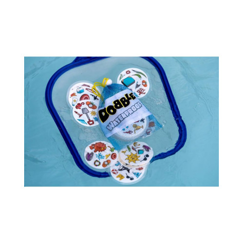 Настолна игра с карти Dobble: Waterproof - Семейна