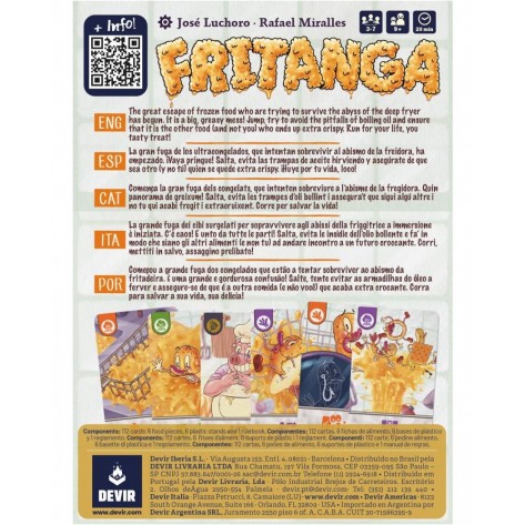 Настолна игра с карти Fritanga - Семейна