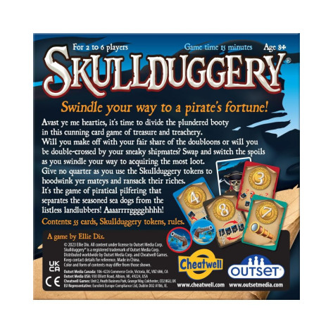 Настолна игра с карти Skullduggery - Стратегическа