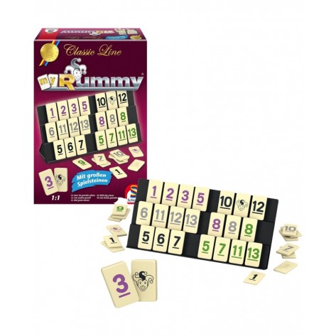 Настолна игра Schmidt - Classic Line Rummy - Семейна