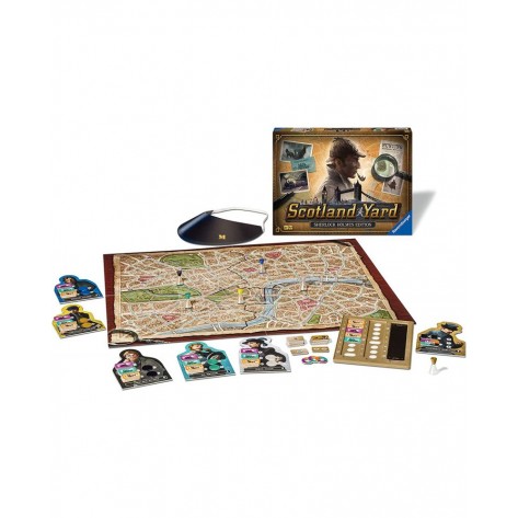Настолна игра Scotland Yard: Sherlock Holmes Edition - семейна