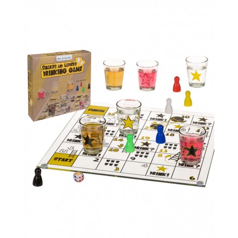 Настолна игра Snakes and Ledders Drinking Game - Парти