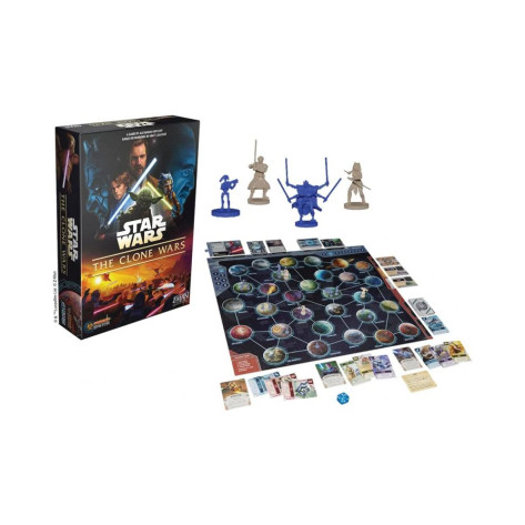 Настолна игра Star Wars: The Clone Wars - кооперативна