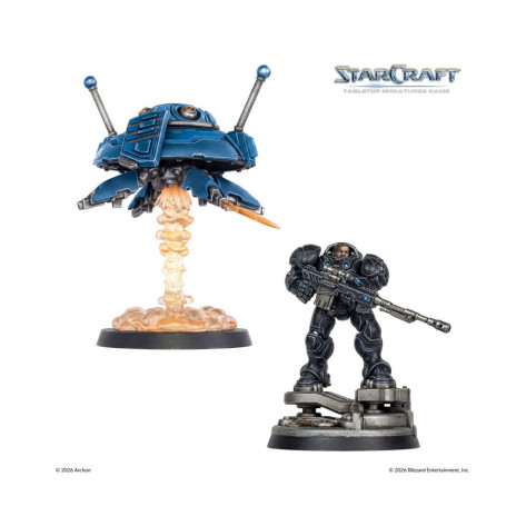 Настолна игра StarCraft: Tabletop Miniatures Game - Two Player Starter Set Founders Edition - Стратегическа