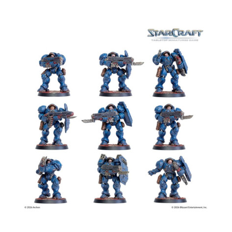 Настолна игра StarCraft: Tabletop Miniatures Game - Two Player Starter Set Founders Edition - Стратегическа
