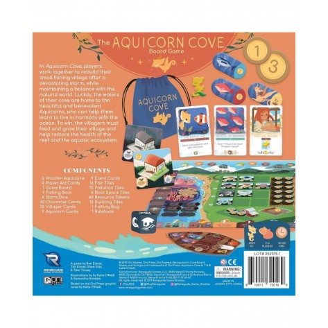 Настолна игра The Aquicorn Cove Board Game - Семейна