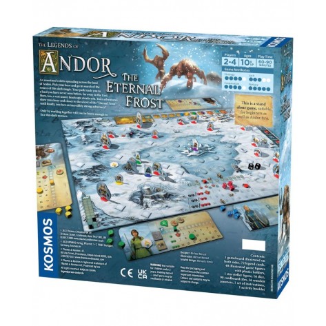 Настолна игра The Legends of Andor: The Eternal Frost - кооперативна