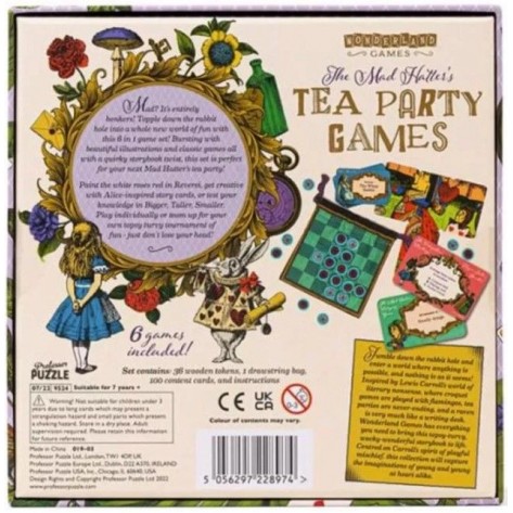 Настолна игра The Mad Hatter's Tea Party Games - Семейна