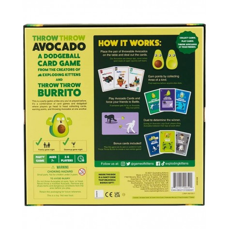 Настолна игра Throw Throw Avocado - парти
