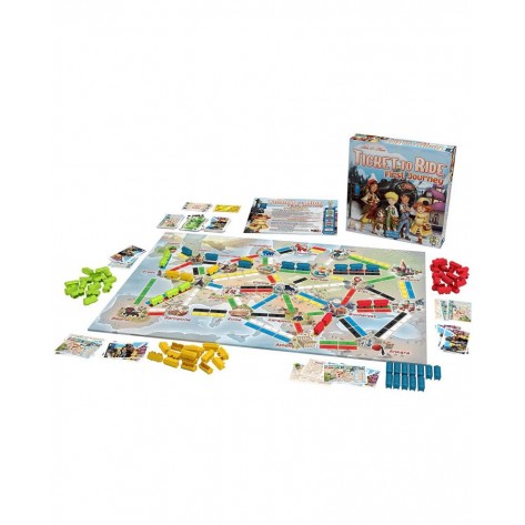 Настолна игра Ticket to Ride: First Journey (Europe) - детска