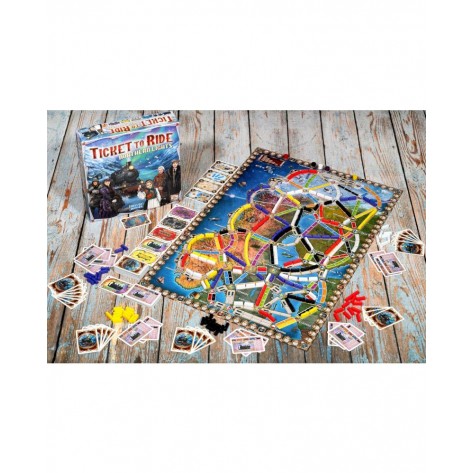 Настолна игра Ticket to Ride: Northern Lights - Семейна