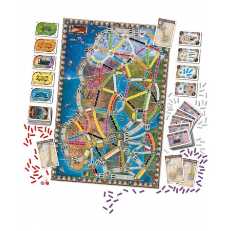 Настолна игра Ticket to Ride: Northern Lights - Семейна