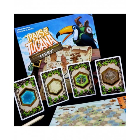 Настолна игра Trails of Tucana + Ferry Expansion - Семейна