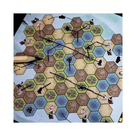Настолна игра Trails of Tucana + Ferry Expansion - Семейна