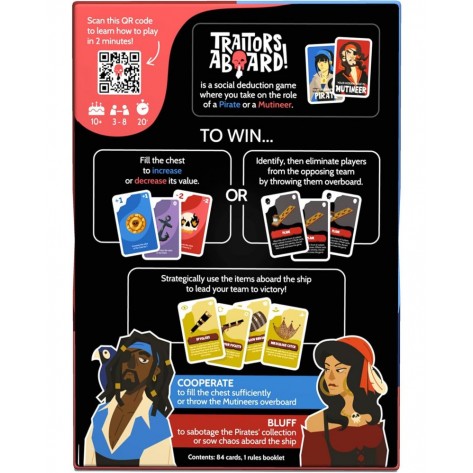Настолна игра Traitors Aboard - Парти