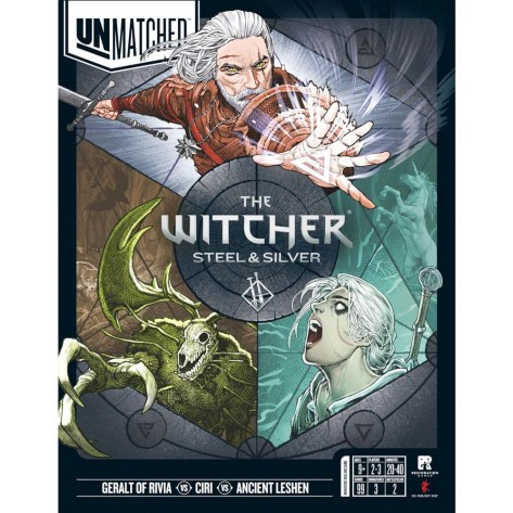 Настолна игра Unmatched: The Witcher - Steel and Silver - Стратегическа