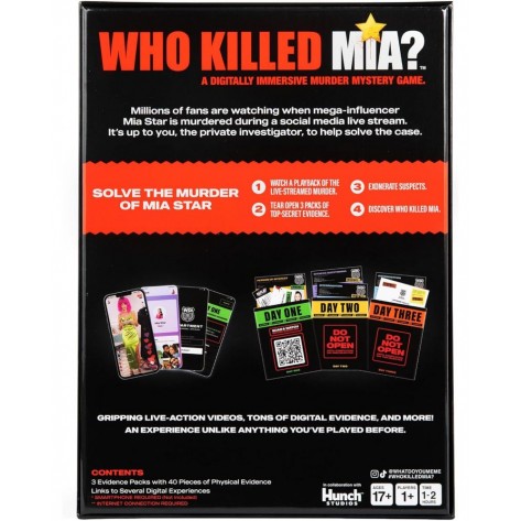 Настолна игра Who Killed Mia? - Парти