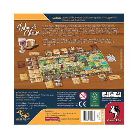 Настолна игра Wine & Cheese (English Edition) - Стратегическа