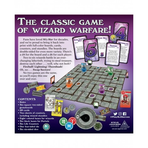 Настолна игра Wiz-War (Ninth Edition) - Стратегическа