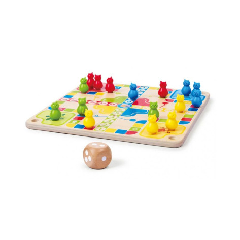 Настолна игра Wobbling Cat Island 3 in 1 - Детска