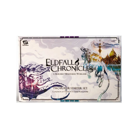 Настолна игра за двама Eldfall Chronicles: Two-Player Starter Set - Coalition of Thenion vs. Sand Kingdoms - Стратегическа