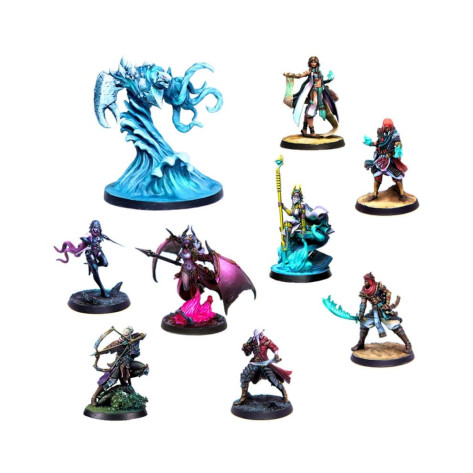 Настолна игра за двама Eldfall Chronicles: Two-Player Starter Set - Coalition of Thenion vs. Sand Kingdoms - Стратегическа