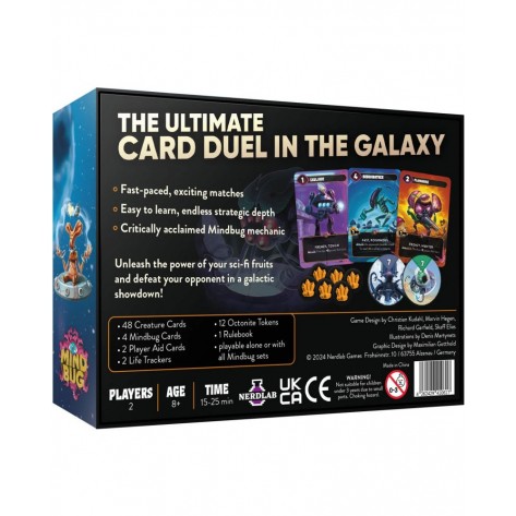 Настолна игра за двама Mindbug: Battlefruit Galaxy - Стратегическа