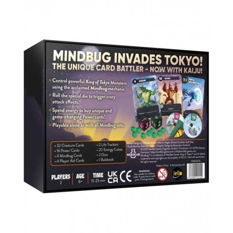 Настолна игра за двама Mindbug x King of Tokyo - Семейна