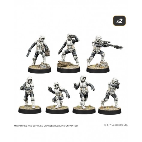 Настолна игра за двама Star Wars: Legion - Galactic Empire Starter Set - Стратегическа