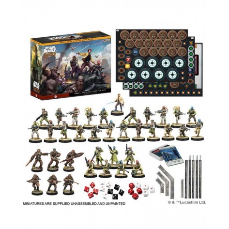 Настолна игра за двама Star Wars: Legion - Rebel Alliance Starter Set - Стратегическа