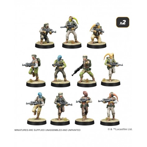 Настолна игра за двама Star Wars: Legion - Rebel Alliance Starter Set - Стратегическа