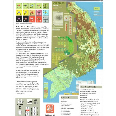 Настолна игра за двама Vietnam: 1965-1975 - Тематична
