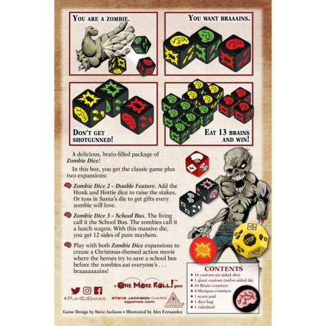 Настолна игра Zombie Dice: Horde Edition - парти