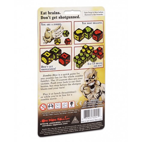 Настолна игра Zombie Dice - Парти