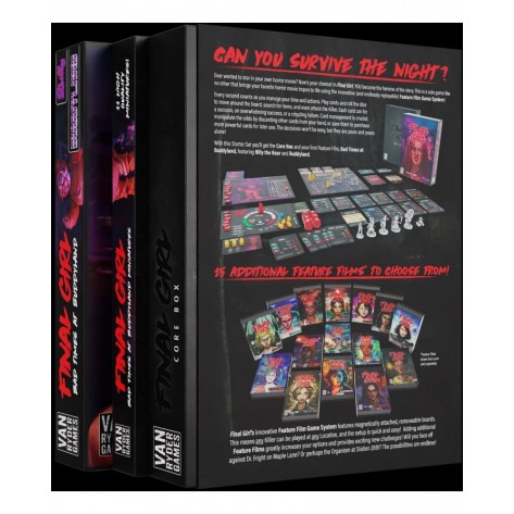 Настолна соло игра Final Girl: Bad Times at Buddyland Starter Set - Тематична