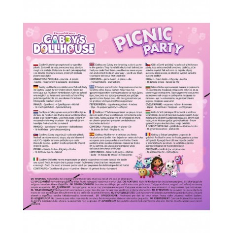 Настолна игра Gabby's Dollhouse: Picnic Party - Детска