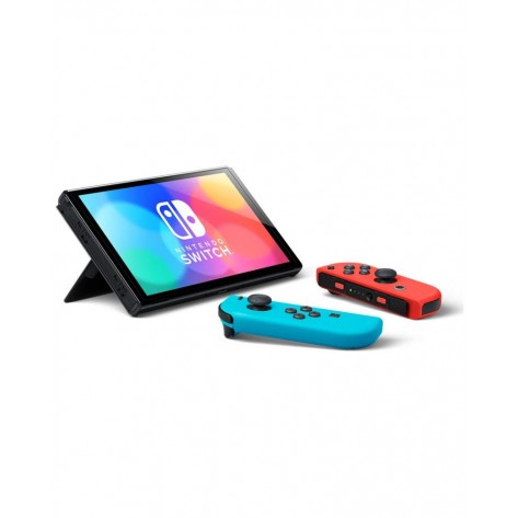 Конзола Nintendo Switch OLED - Neon Red & Neon Blue + Zelda Travel Case