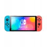 Конзола Nintendo Switch OLED - Red & Blue + Steelplay Adventure Wireless Controller Bundle