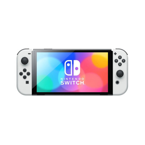 Конзола Nintendo Switch OLED - White + Hori Playstand