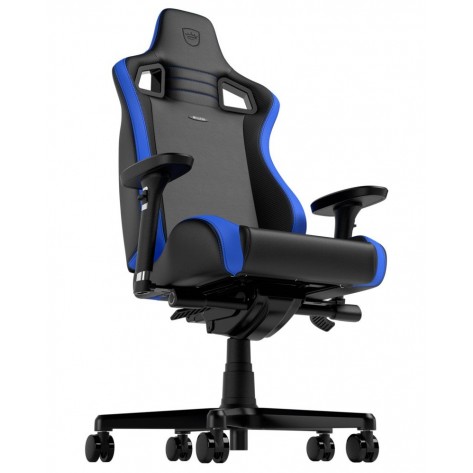 Гейминг стол noblechairs - EPIC Compact , черен/карбон/син