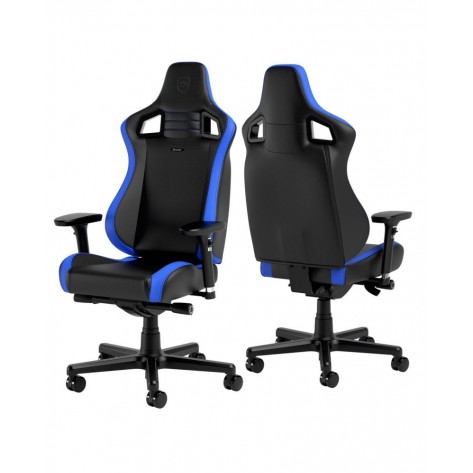 Гейминг стол noblechairs - EPIC Compact , черен/карбон/син