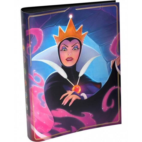  Папка за съхранение на карти Disney Lorcana The First Chapter: 10 Page Portfolio - The Evil Queen