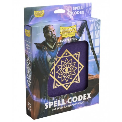 Папка за съхранение на карти Dragon Shield Spell Codex - Arcane Purple (160 бр.)