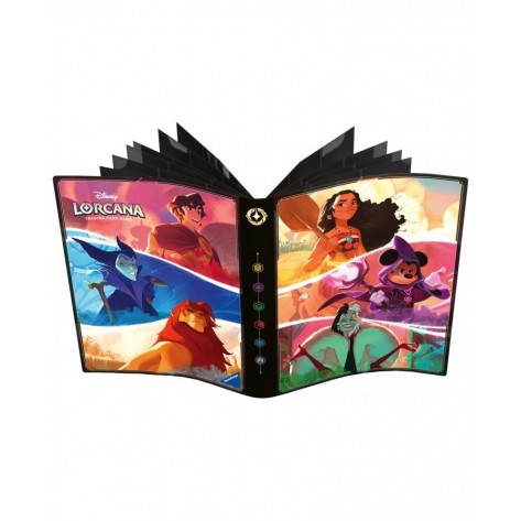 Папка за съхранение на карти Ravensburger - Disney Lorcana TCG: Shimmering Skies: Nicholas Kole 9-Pocket Card Portfolio