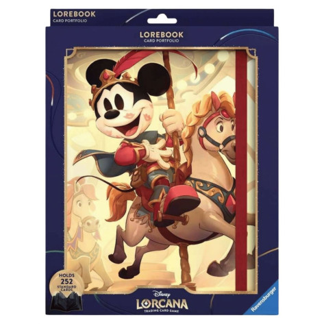 Папка за съхранение на карти Ravensburger - Disney Lorcana TCG: Mickey and Minnie 9-Pocket Card Portfolio