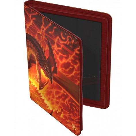 Папка за съхранение на карти Ultimate Guard Zipfolio 18-Pocket Xenoskin Magic the Gathering: Tarkir Dragonstorm - Magmatic Hellkite (360 бр.)