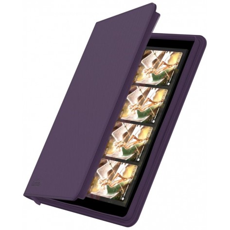 Папка за съхранение на карти Ultimate Guard Zipfolio Xenoskin - Лилава (320 бр.)