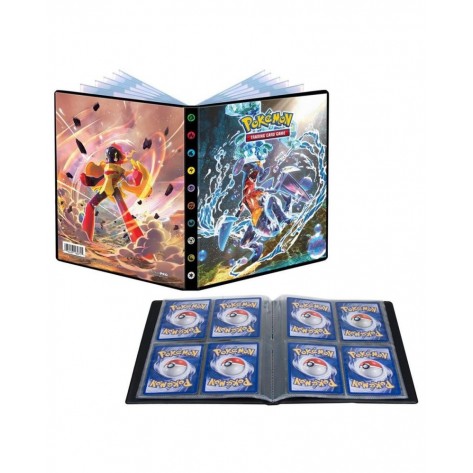 Папка за съхранение на карти Ultra Pro Pokemon TCG: Paradox Rift 4-Pocket Portfolio